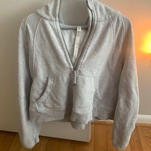 Lululemon Gray Scuba Halfzip M/L
